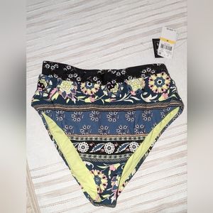 NWT raisins print bathing suit bottoms Sz. M